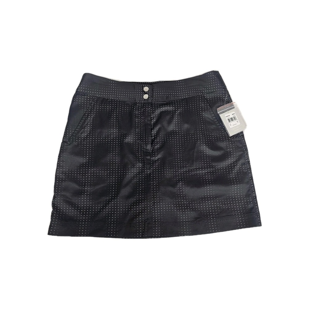 NWT Page‎ & Tuttle Golf Skort Size 6 Black Polka Dot Skirt MSRP $59 Pockets